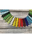 Намисто з чеського бісеру HatynkaUA Rainbow Necklace ручної роботи (SUN999_01)