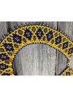 Намисто-силянка з чеського бісеру HatynkaUA Geometric Necklace кольє ручної роботи (SUN999_02)