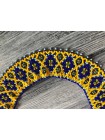 Намисто-силянка з чеського бісеру HatynkaUA Geometric Necklace кольє ручної роботи (SUN999_02)