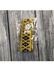 Намисто-силянка з чеського бісеру HatynkaUA Geometric Necklace кольє ручної роботи (SUN999_02)