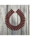 Кольє із чеського бісеру HatynkaUA Folk Necklace намисто ручної роботи (SUN999_08)