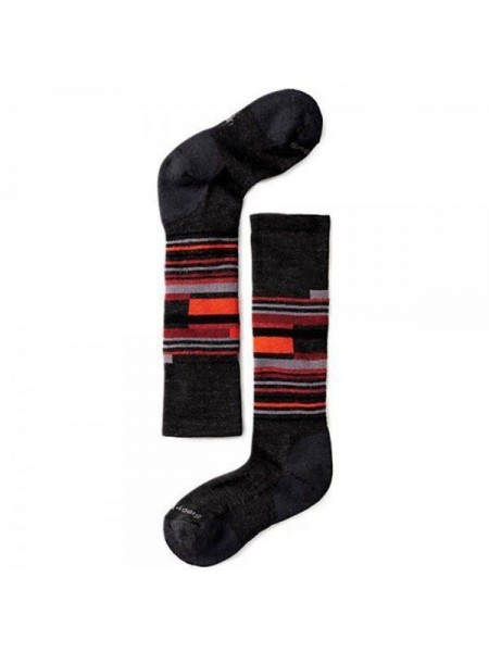Носки Smart Wool Kid's Wintersport Stripe Charcoal/Bright Orange XS (1033-SW SW198.413-XS)