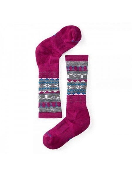 Носки Smart Woоl Girls' Wintersport Fairisle Moose Berry S Smart Wool (1033-SW 15012.044-S)
