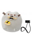 М'яка іграшка кіт з ролом Pusheen cat Сірий + подарунок (vol-1043)