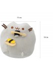 М'яка іграшка кіт з ролом Pusheen cat Сірий + подарунок (vol-1043)