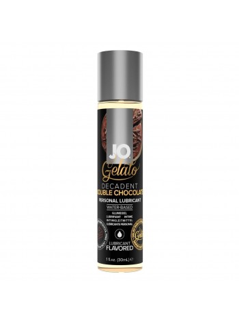 Лубрикант водний System JO GELATO Double Chocolate смак шоколад 30 мл (SO3504)