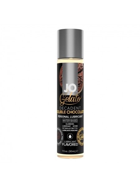 Лубрикант водний System JO GELATO Double Chocolate смак шоколад 30 мл (SO3504)