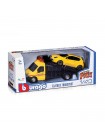 Ігровий набір Bburago Автоперевізник з машинкою Alfa Romeo Mito Yellow OL32844