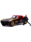 Ігровий набір Jada Марвел: Месники Chevrolet Corvette 1966 з фігуркою OL86795