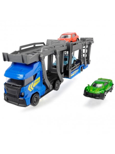Ігровий набір Dickie Toys транспортер із 3 машинками 28 см OL86869
