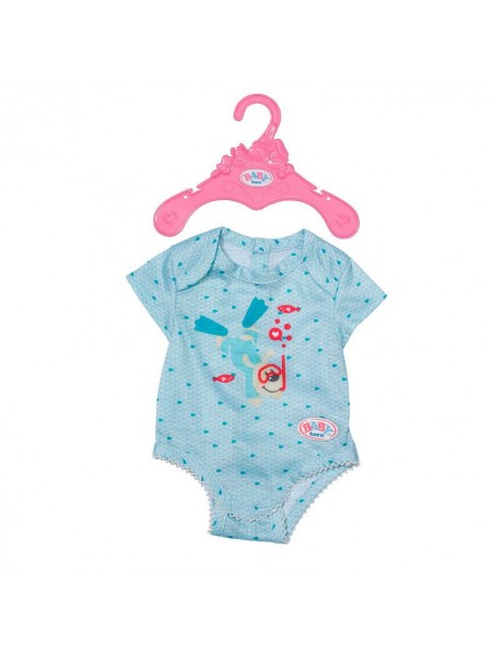 Одяг для ляльки боді блакитне BABY born DD657345