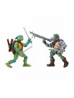 Ігрові фігурки в наборі TMNT Леонардо проти Рокстеді 15 см KD98693