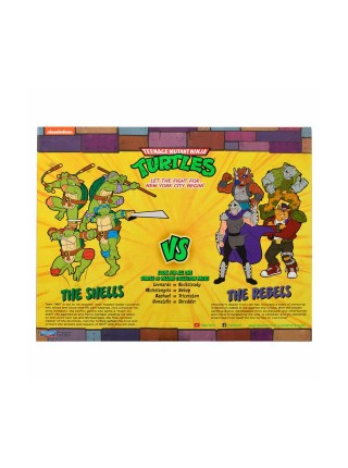 Ігрові фігурки в наборі TMNT Леонардо проти Рокстеді 15 см KD98693