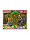 Ігрові фігурки в наборі TMNT Леонардо проти Рокстеді 15 см KD98693