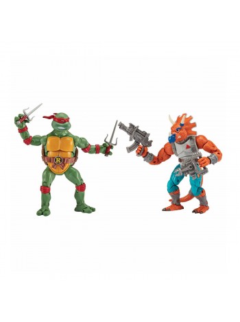 Ігрові фігурки в наборі TMNT Рафаель проти Трицератона 15 см KD98695