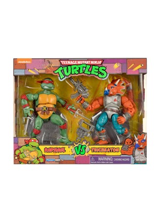 Ігрові фігурки в наборі TMNT Рафаель проти Трицератона 15 см KD98695