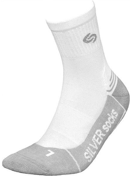 Носки InMove Athletic Deodorant Silver 44-46 White/Light grey (1026-adswhitelightgrey444)