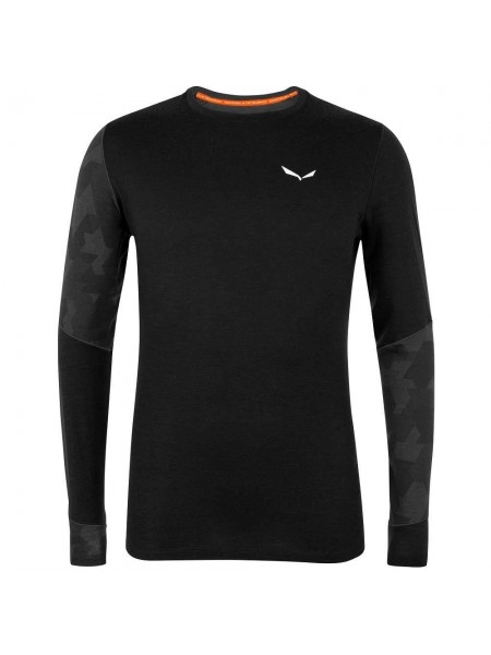 Термокофта Salewa Cristallo L/S Mns M Чорний (1054-013.002.9415)