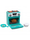 Дитяча кухонна плита Qun Feng Toys Play at Home 20х18х11 см Бірюзовий (103119)