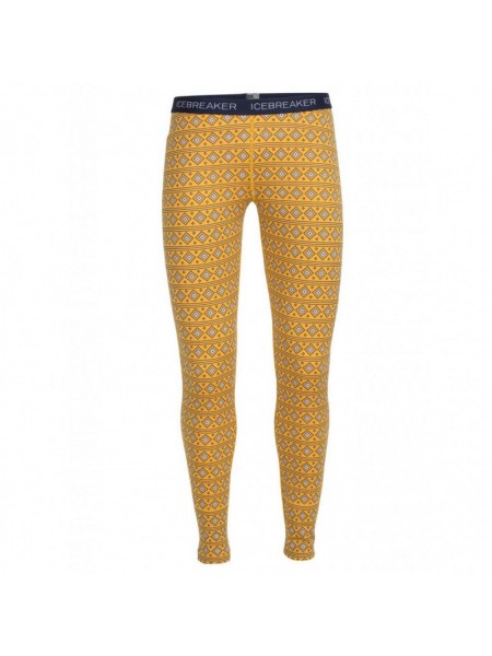 Термоштани Icebreaker Oasis Leggings WMN L Жовтий (1052-103 482 701 L)