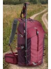 Туристичний трекінговий похідний рюкзак Crivit Sports 25L бордовий