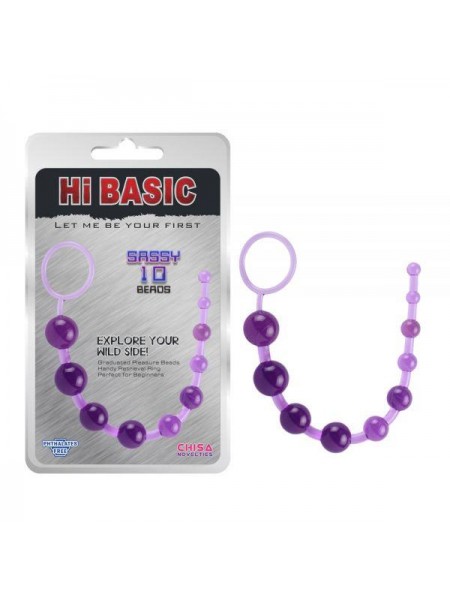 Анальні намисто Chisa Фіолетові Sassy Anal Beads
