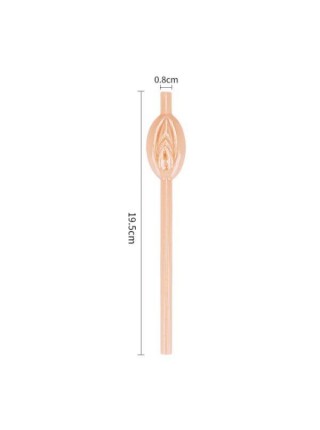 Коктейльні трубочки у формі статевих губ Lovetoy Original Pussy Straws 9 шт.