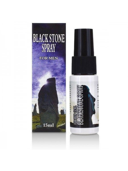 Спрей-пролонгатор для відстрочення оргазма Cobeco Black Stone Spray 15 мл