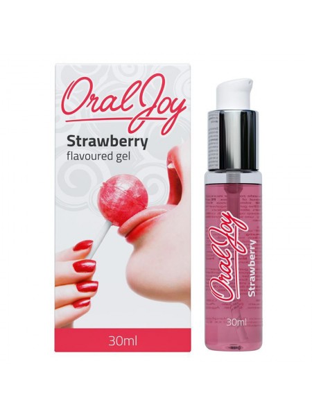 Оральний любрикант зі смаком полуниці Cobeco Oral Joy Strawberry 30 мл