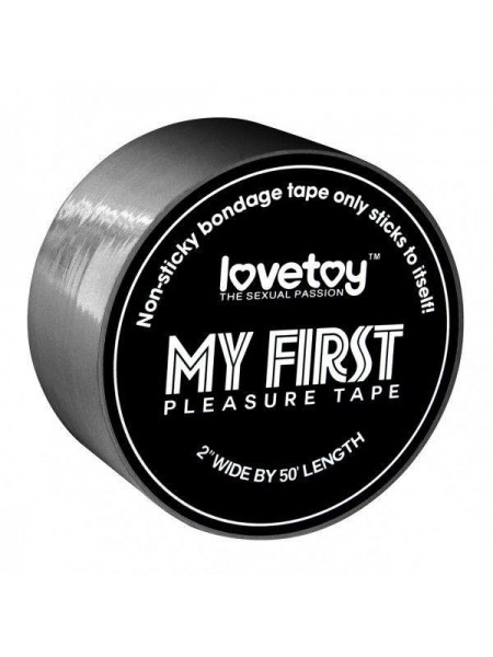 Липка стрічка сіра скотч для бондажу Lovetoy Sticky Bondage Tape