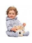Силіконова колекційна лялька реборн Reborn Doll Хлопчик Йогорка Висота 55 см (436)