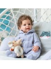 Силіконова колекційна лялька реборн Reborn Doll Хлопчик Йогорка Висота 55 см (436)