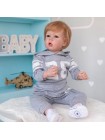 Силіконова колекційна лялька реборн велика Reborn Doll Хлопчик Мірон Висота 75 см (439)