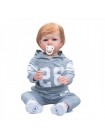 Силіконова колекційна лялька реборн велика Reborn Doll Хлопчик Мірон Висота 75 см (439)