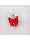 М'яка іграшка Kidsqo Мишеня Скиппі 15cм білий з червоним (KD176)