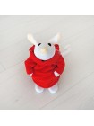 М'яка іграшка Kidsqo Мишеня Скиппі 15cм білий з червоним (KD176)