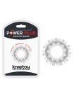 Силіконове кільце ерекційне прозоре Lovetoy Power Plus Cockring