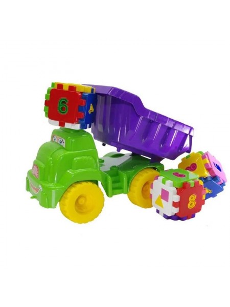 Дитячий ігровий пісочний набір DOLONI TOYS 013585 Салатовий з фіолетовим