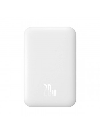 Зовнішній акумулятор Baseus з MagSafe 6000 mAh PPCXW06 Білий