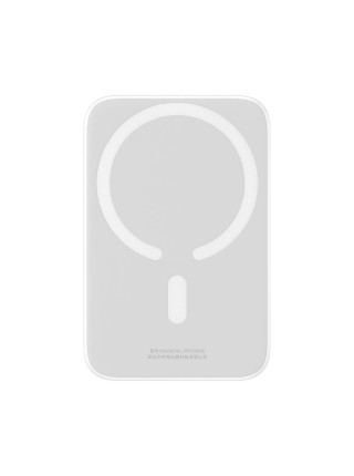 Зовнішній акумулятор Baseus з MagSafe 6000 mAh PPCXW06 Білий