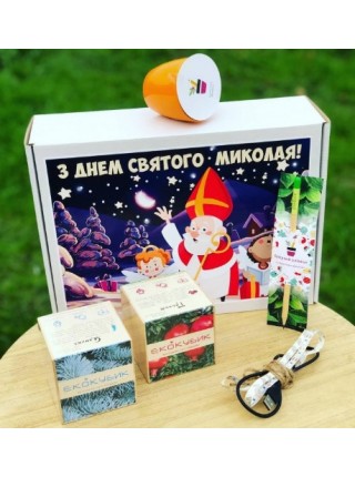 Подарунковий набір Екокубик День Святого Миколая 32х17х10 см