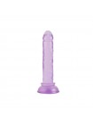 Фіолетовий анальний стимулятор на присоску Mini Dildo
