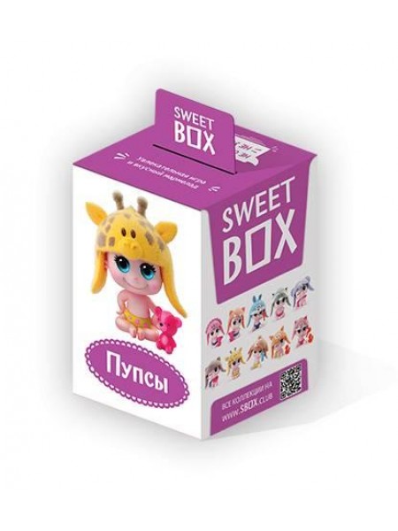 Іграшка та жувальний мармелад SWEET BOX Конфітрейд Пупси Пупс