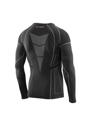 Термокофта (лонгслів) X-Tech Maglia Race 3 Munica Lunga giroc Nero S/M Чорна