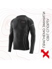 Термокофта (лонгслів) X-Tech Maglia Race 3 Munica Lunga giroc Nero S/M Чорна