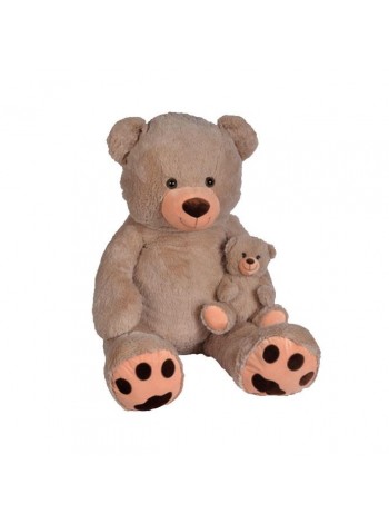Велика м'яка іграшка Ведмежатко з малюком 100 см Nicotoy IG-OL186006