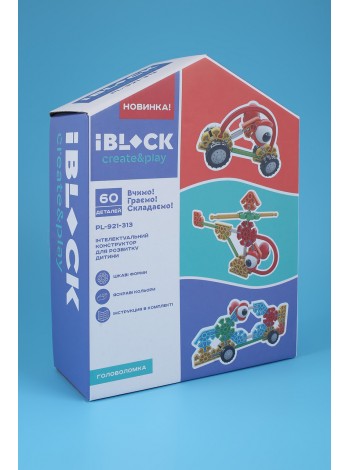 Конструктор дитячий IBLOCK PL-921-313 Різнобарвний (2000989432838)