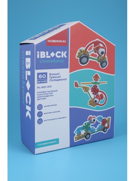 Конструктор дитячий IBLOCK PL-921-313 Різнобарвний (2000989432838)