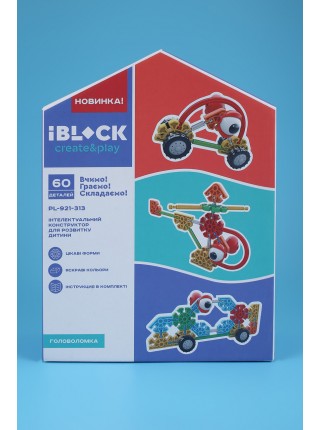 Конструктор дитячий IBLOCK PL-921-313 Різнобарвний (2000989432838)