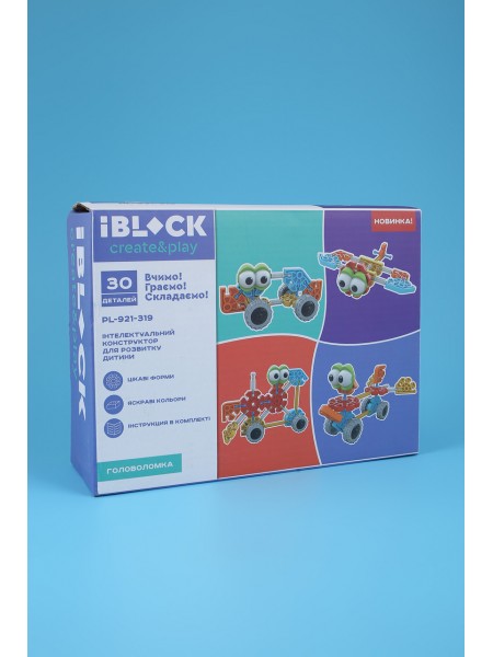 Конструктор дитячий IBLOCK PL-921-319 Різнобарвний (2000989432852)